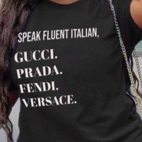 I Speak Fluent Italian T-Shirt - Picture 4 of 4